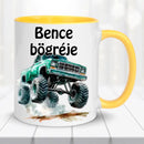 Terepjáró autós bögre – egyedi névvel-8