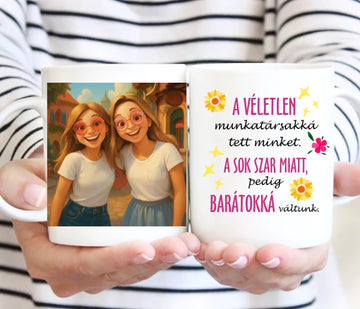 AI fényképes barátnős bögre – Mese ihlette saját képpel - 0