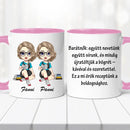 Barátnős bögre - saját idézettel-5
