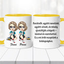 Barátnős bögre - saját idézettel-10