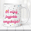 „A világ legjobb anyukája” Egyedi Fényképes Bögre – Saját Fotóval Szerkeszthető Ajándék-4